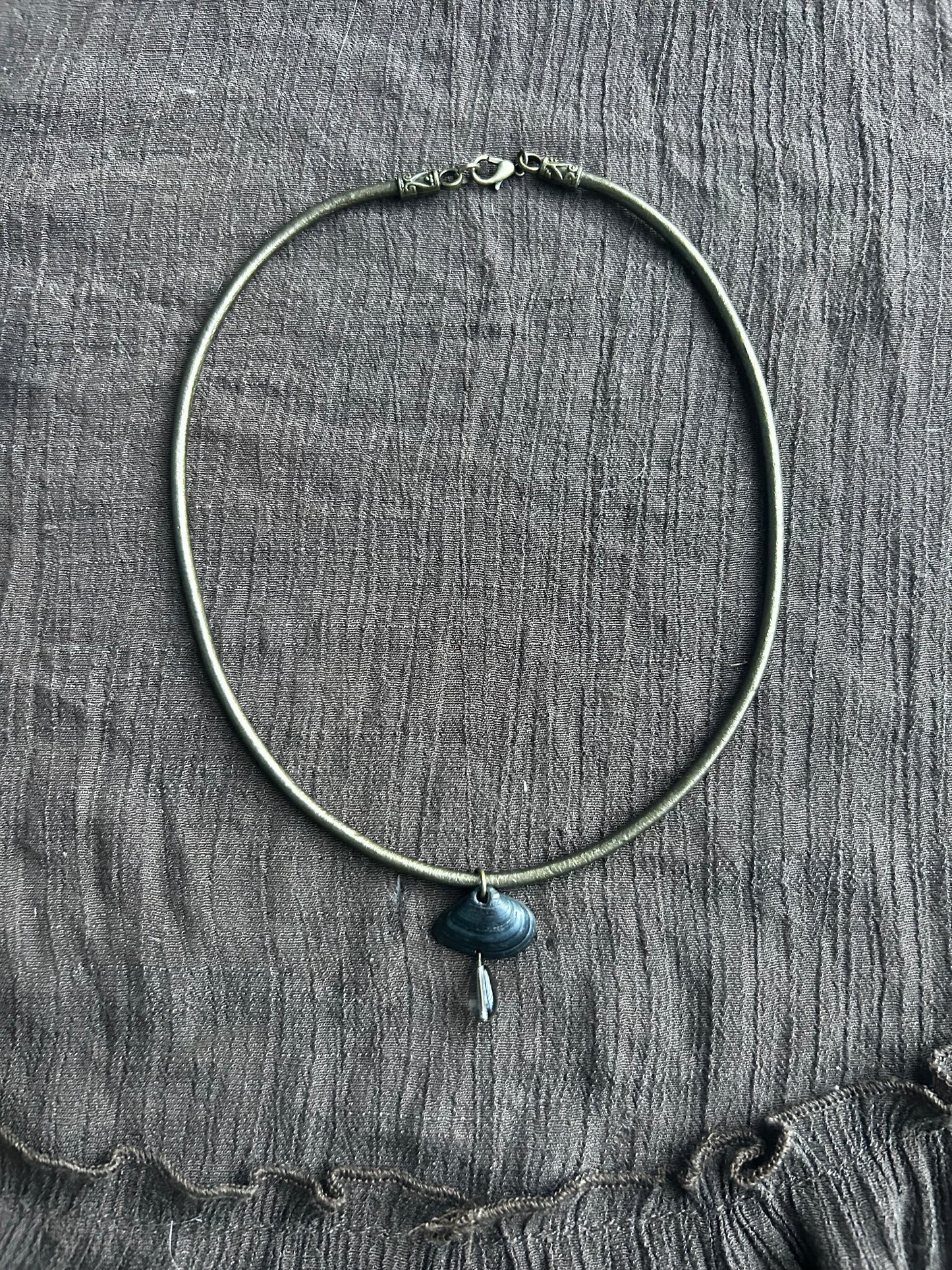 Seashell Drop Necklace