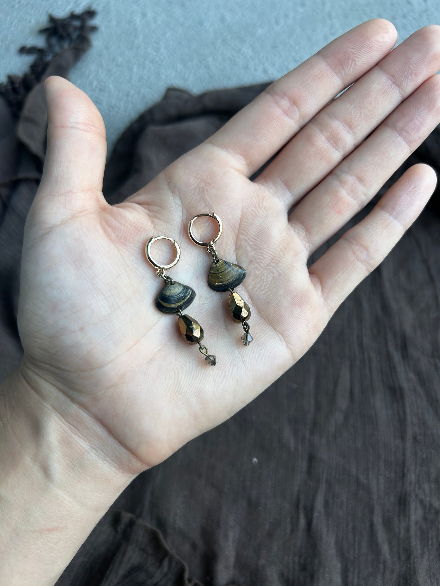 Seashell Drop Earrings