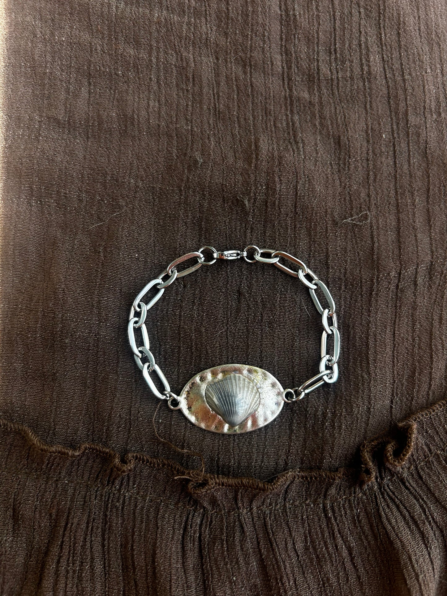 Seashell Plate Bracelet