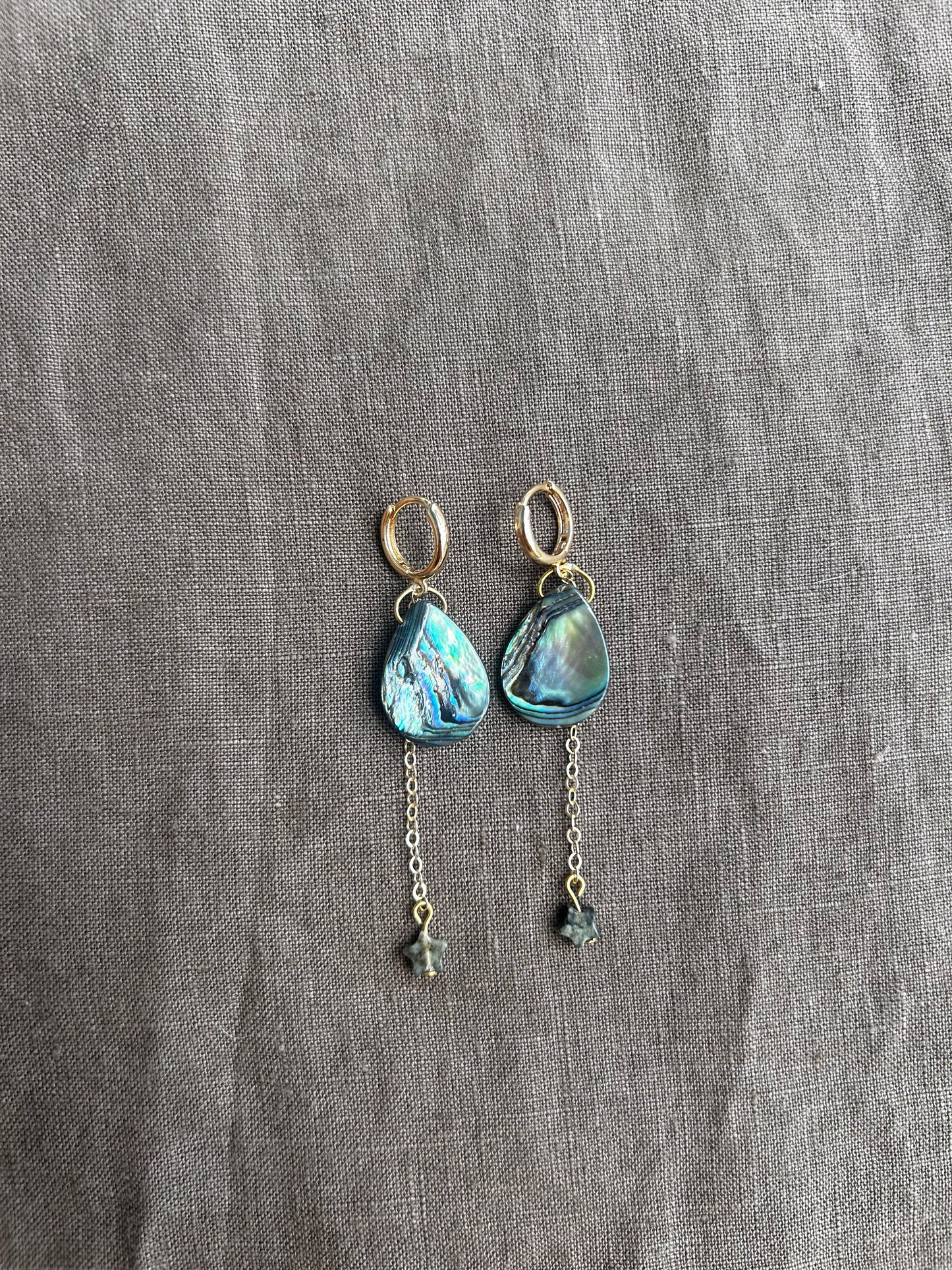 Gold Nacre Earrings