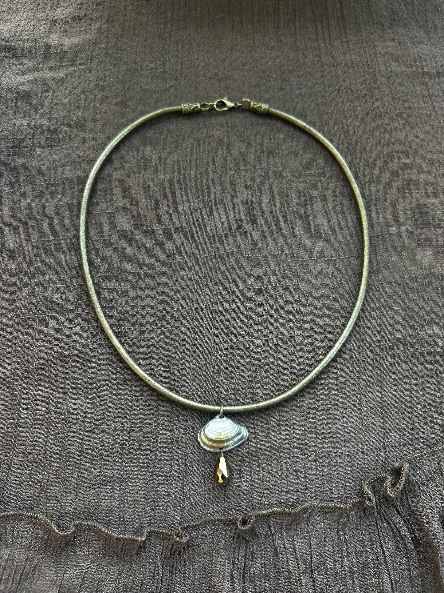 Seashell Drop Necklace