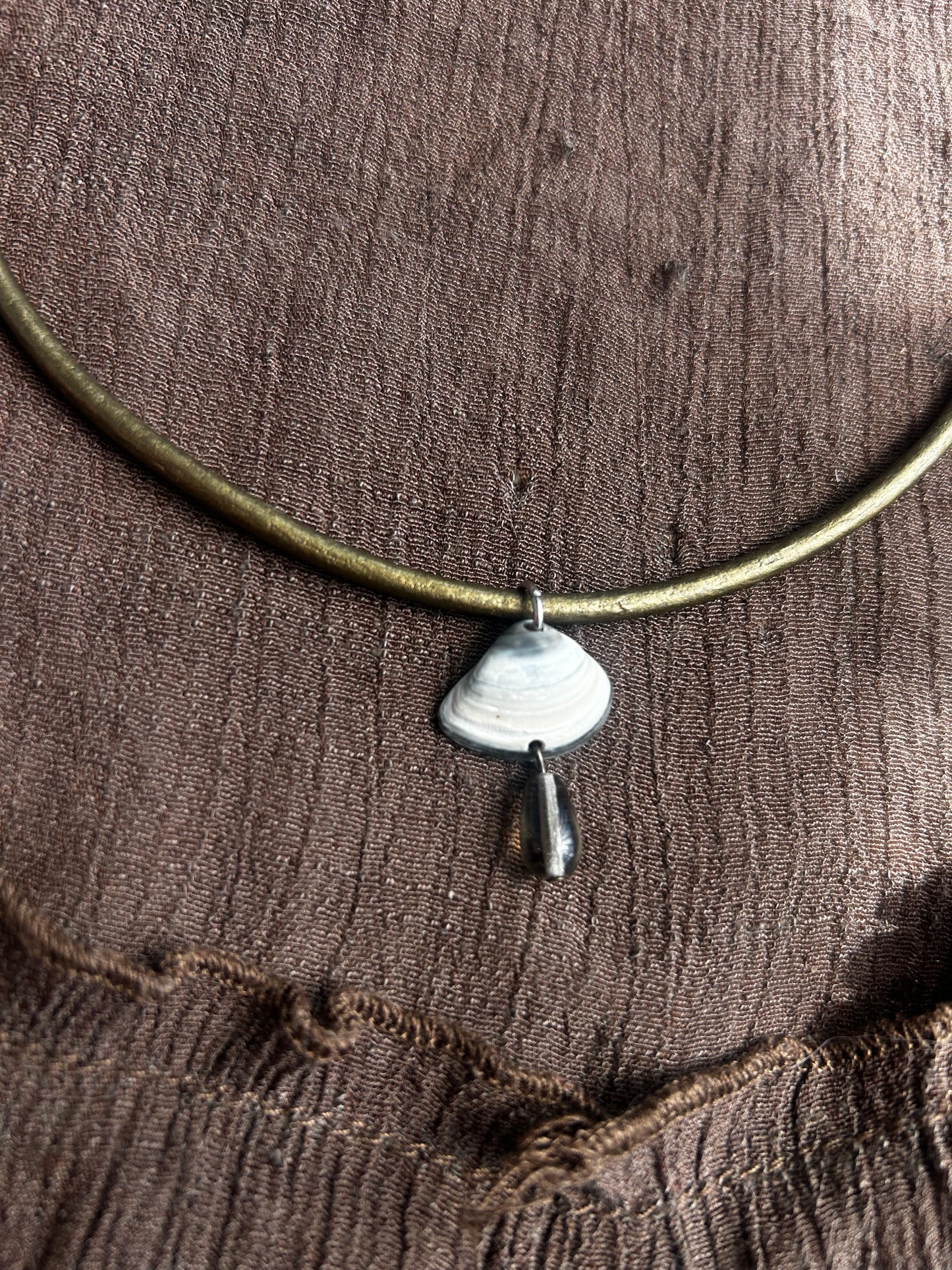 Seashell Drop Necklace