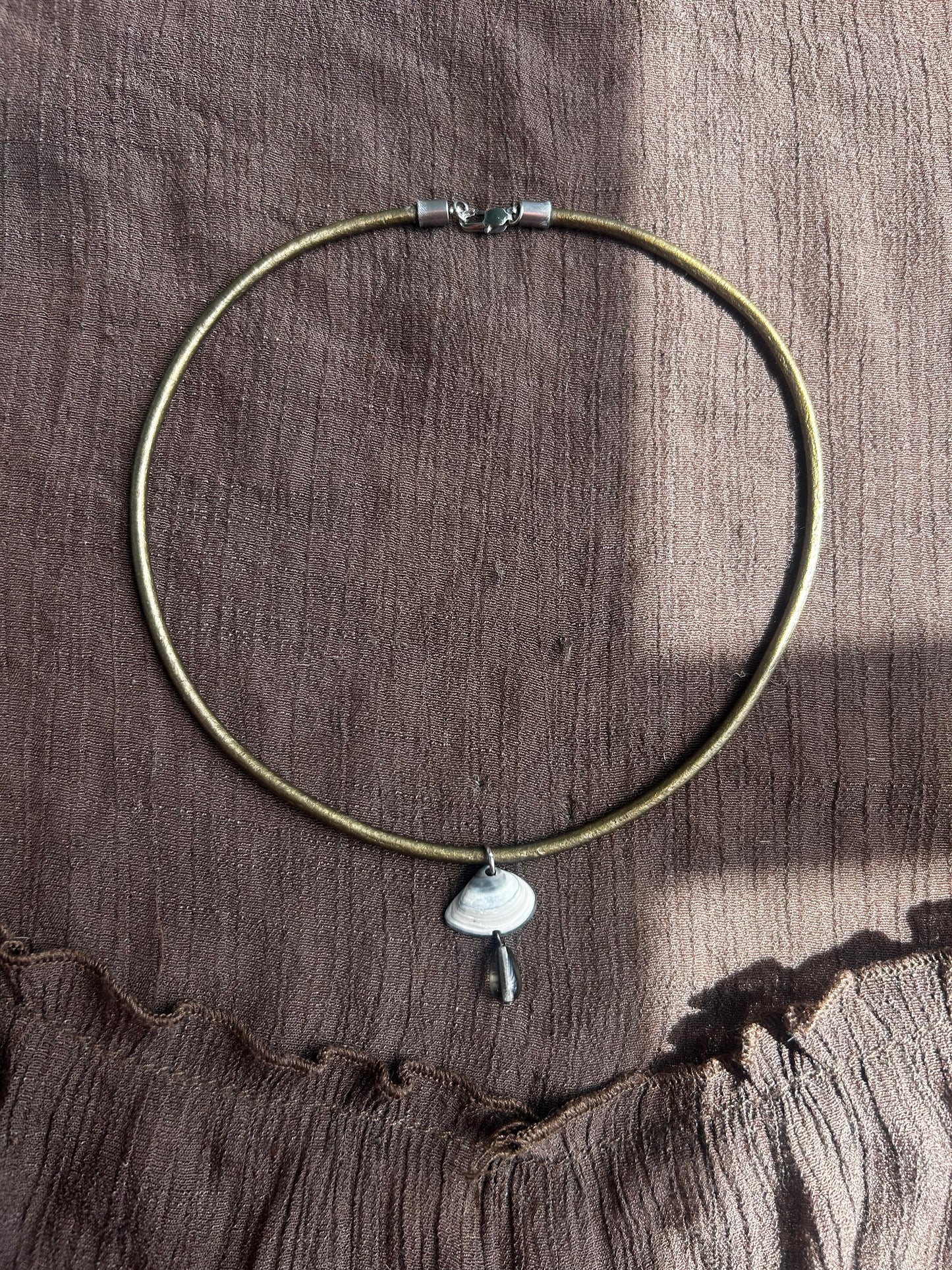 Seashell Drop Necklace