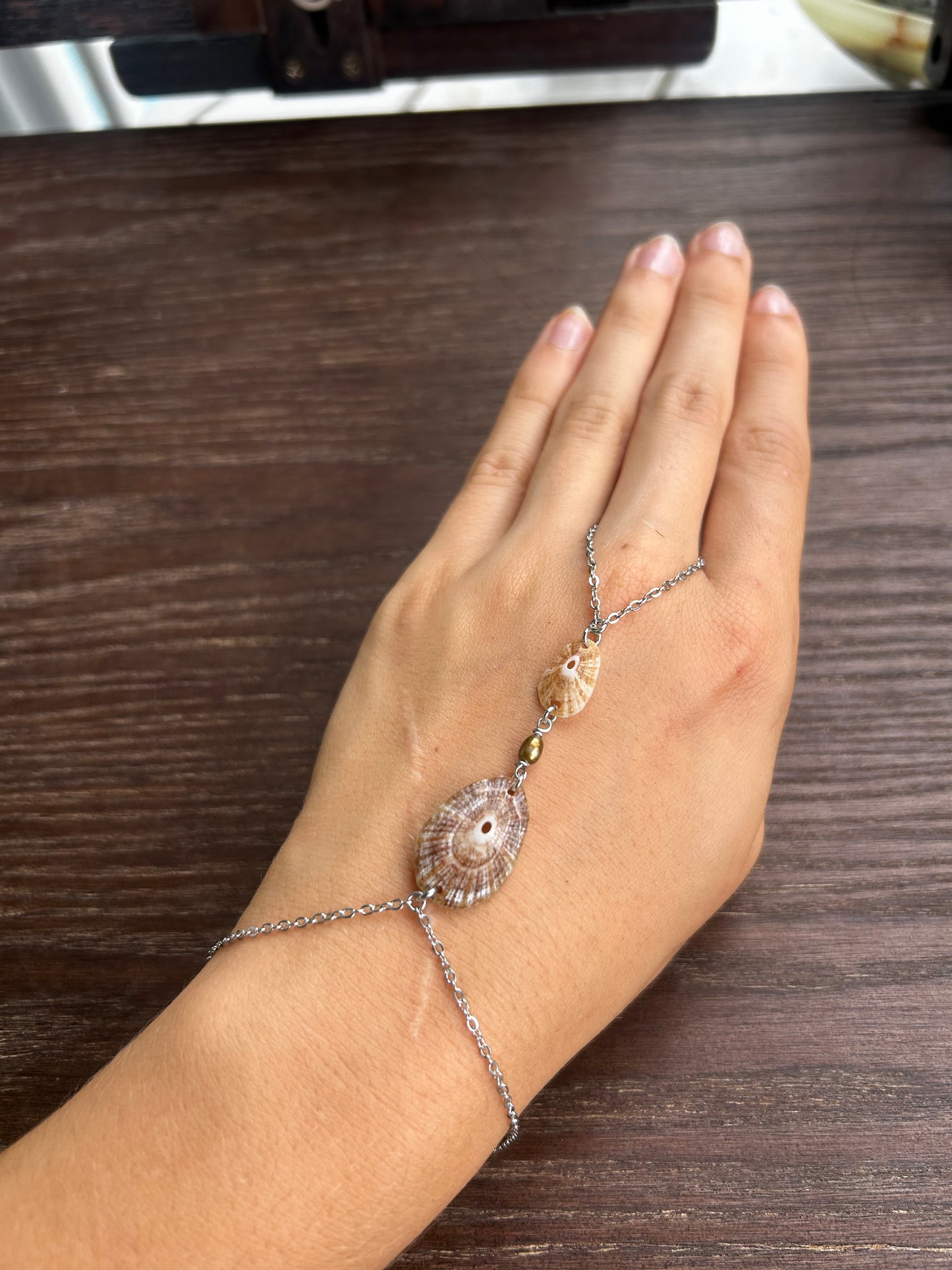 Limpet Shell Hand Chain