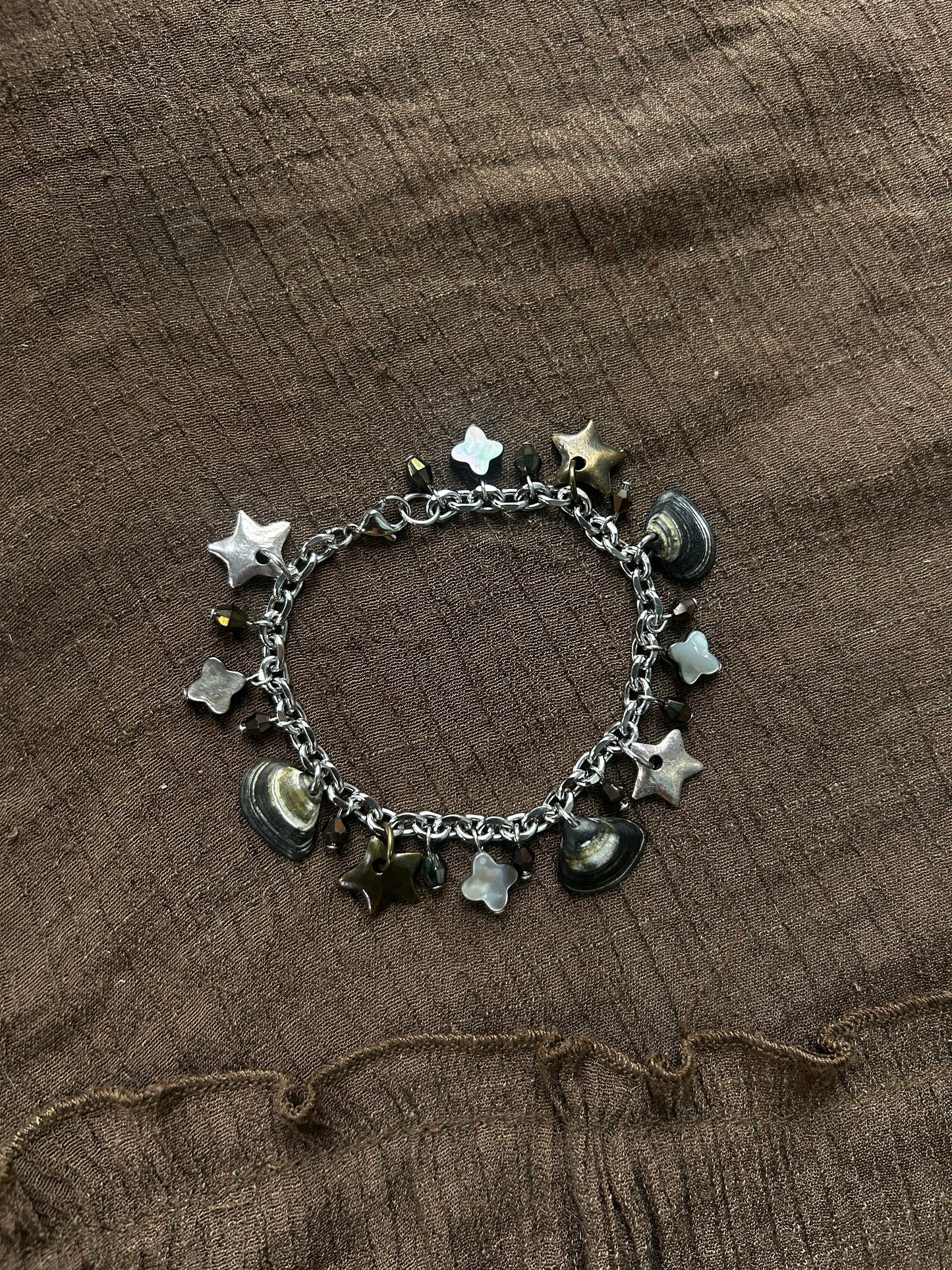 Stainless Steel Seashell Bracelet (1 of 1)
