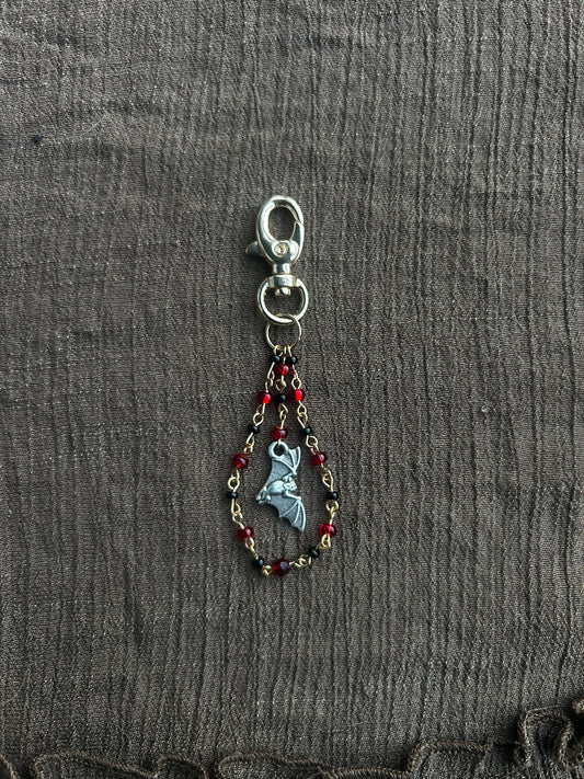 Mixed Metal Bat Keychain by Macy