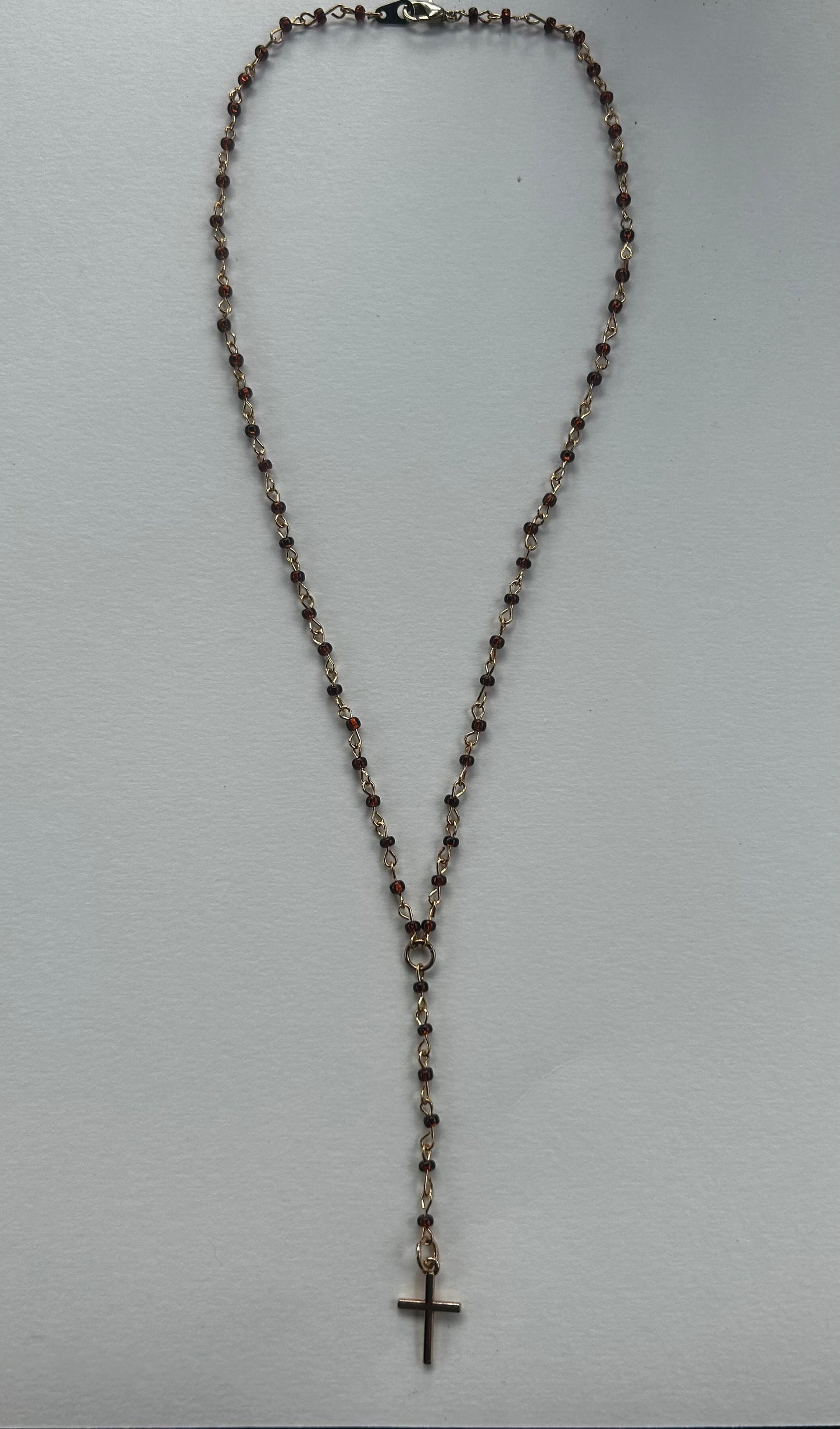 Autumn Cross Necklace by Macy