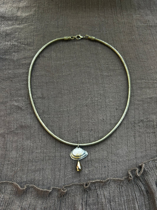 Seashell Drop Necklace