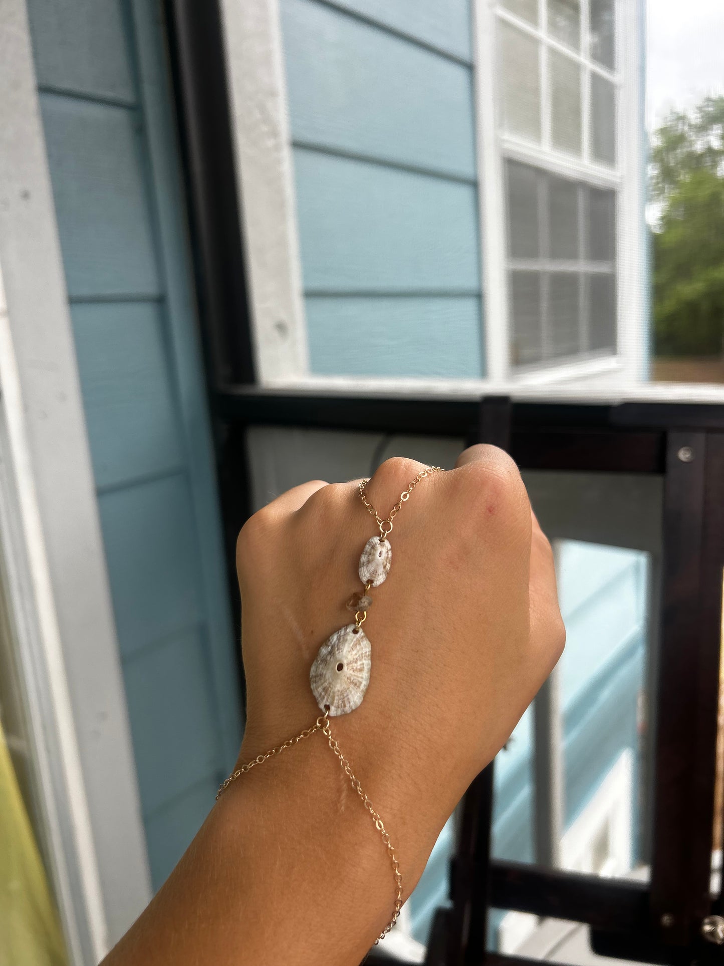 Limpet Shell Hand Chain