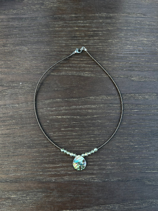 Abalone Choker Necklace