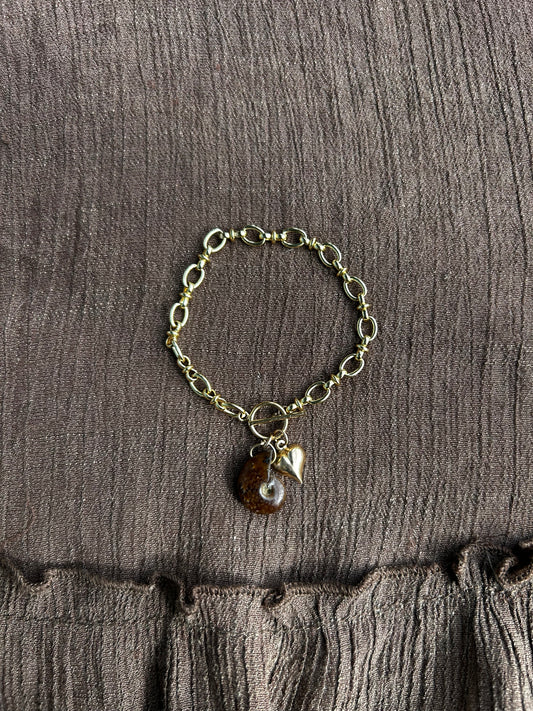 Gold Ammonite Bracelet