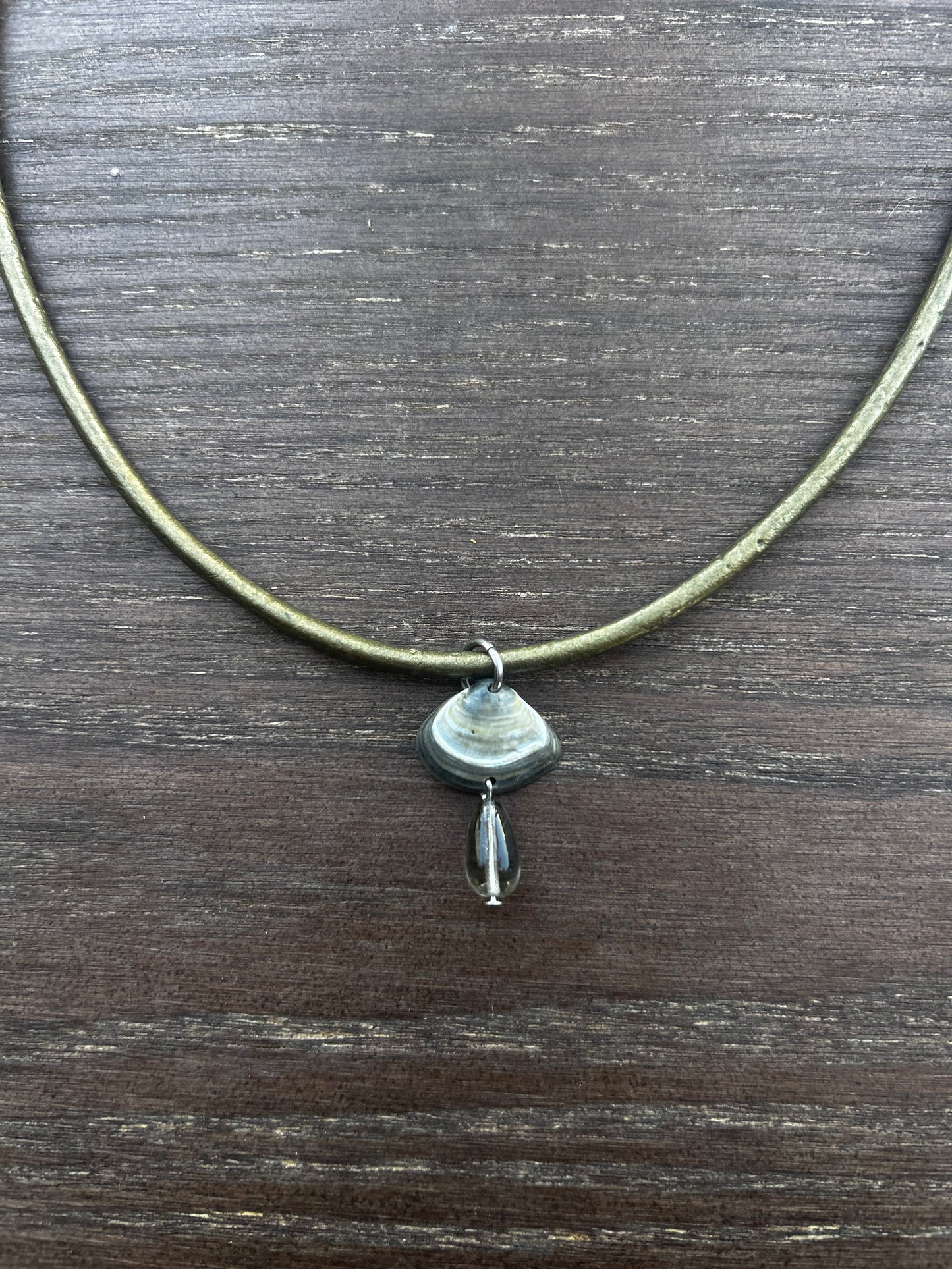 Seashell Drop Necklace (1 of 1)