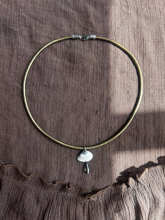 Seashell Drop Necklace