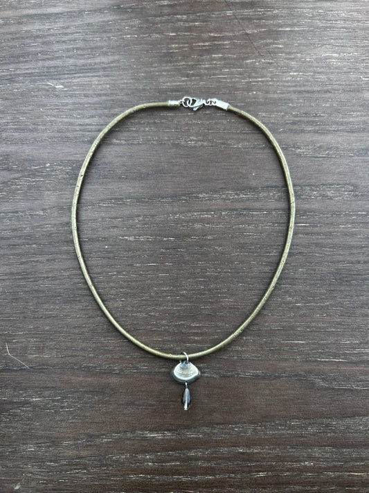 Seashell Drop Necklace (1 of 1)
