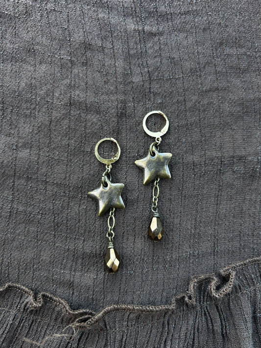 Star Drop Earrings