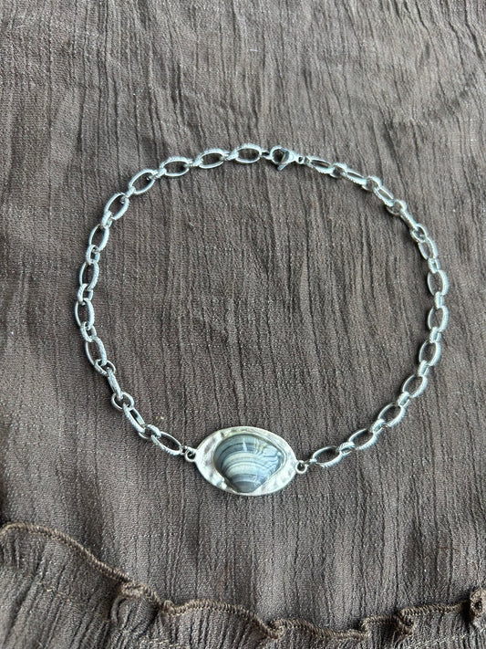 Seashell Plate Choker