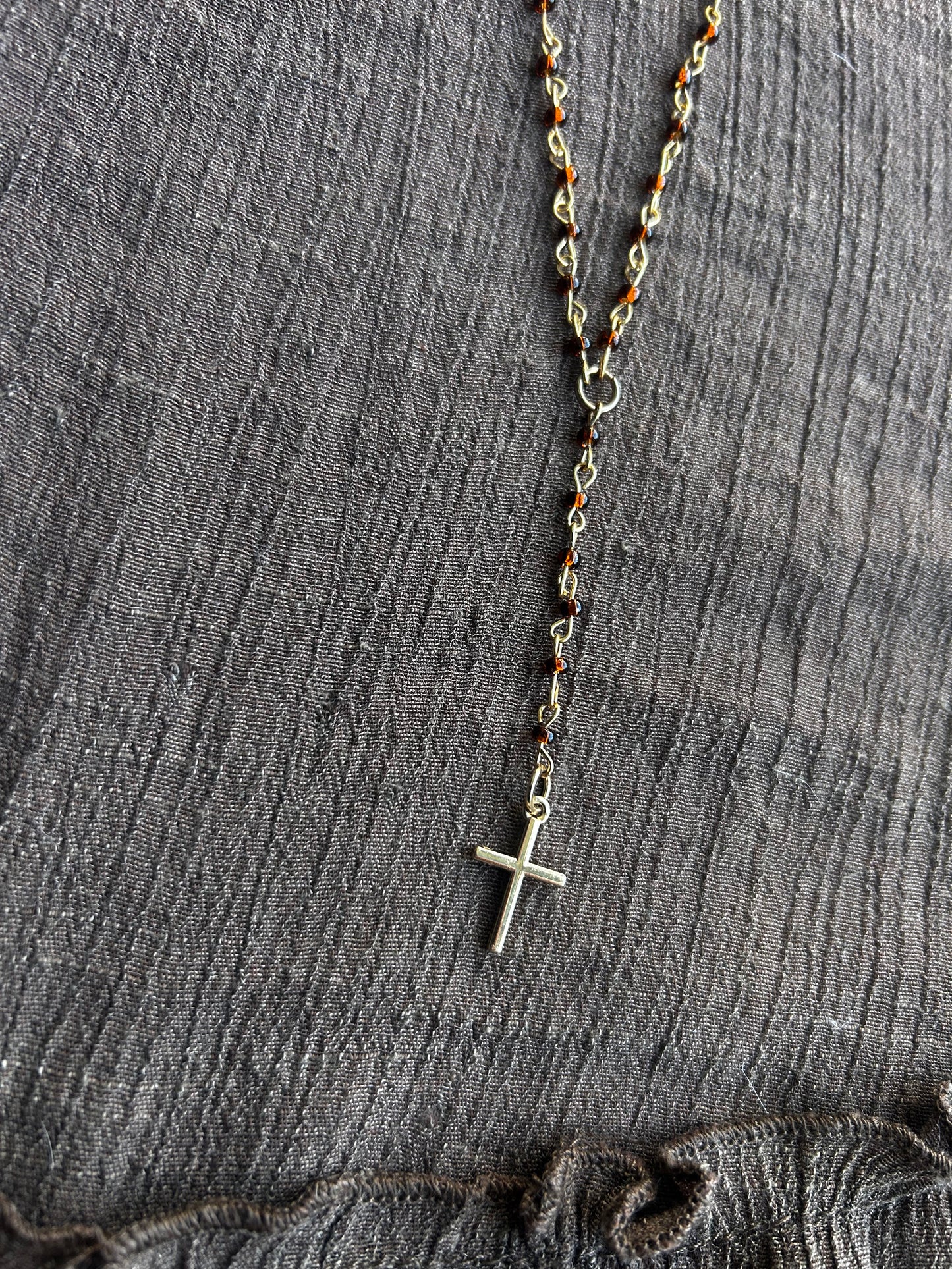 Autumn Cross Necklace by Macy